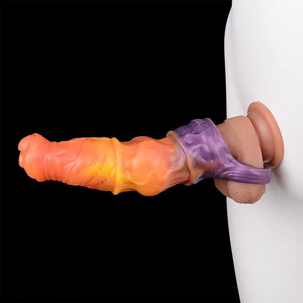 Orange purple gradient penis sheath, photo 11