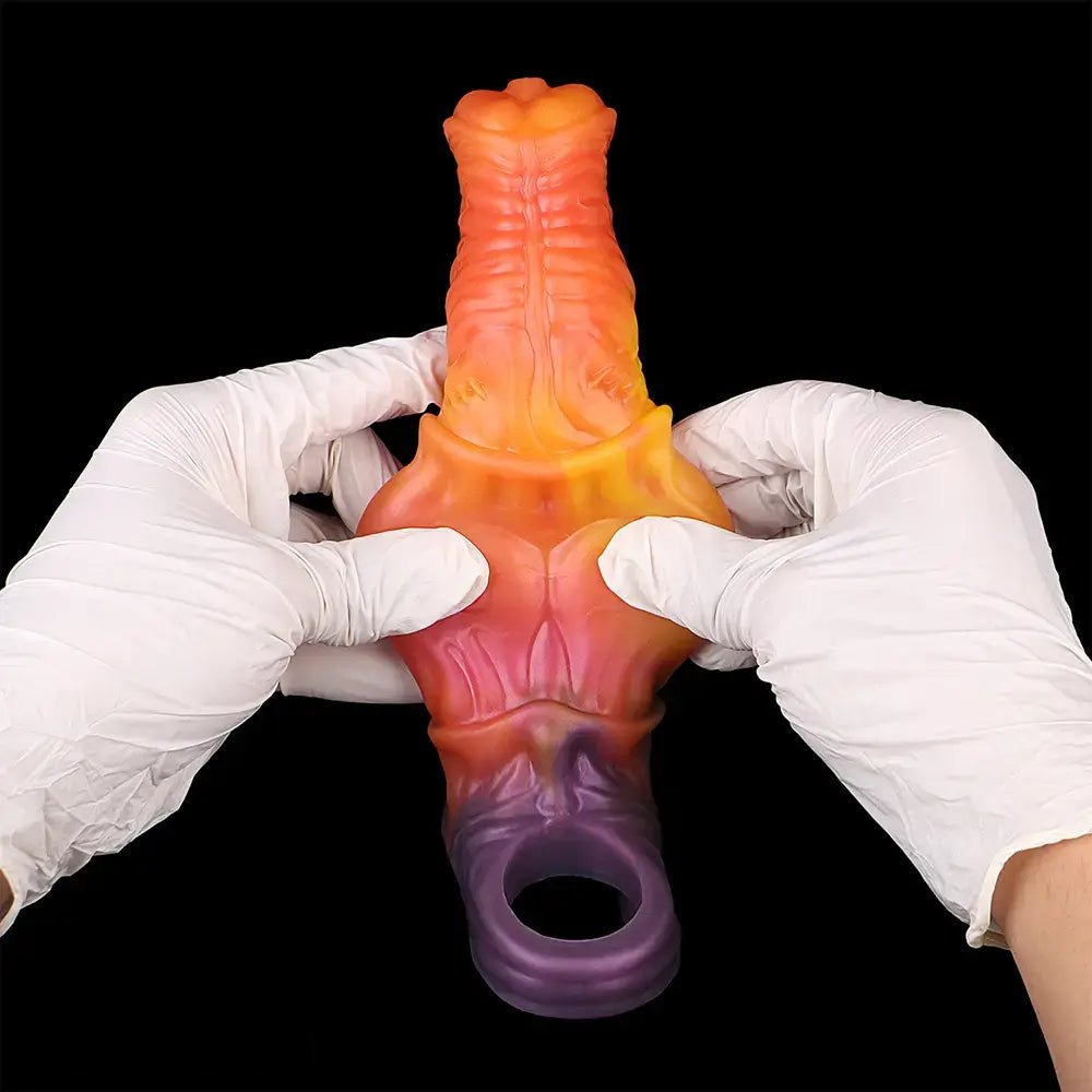 Orange purple gradient penis sheath, photo 15