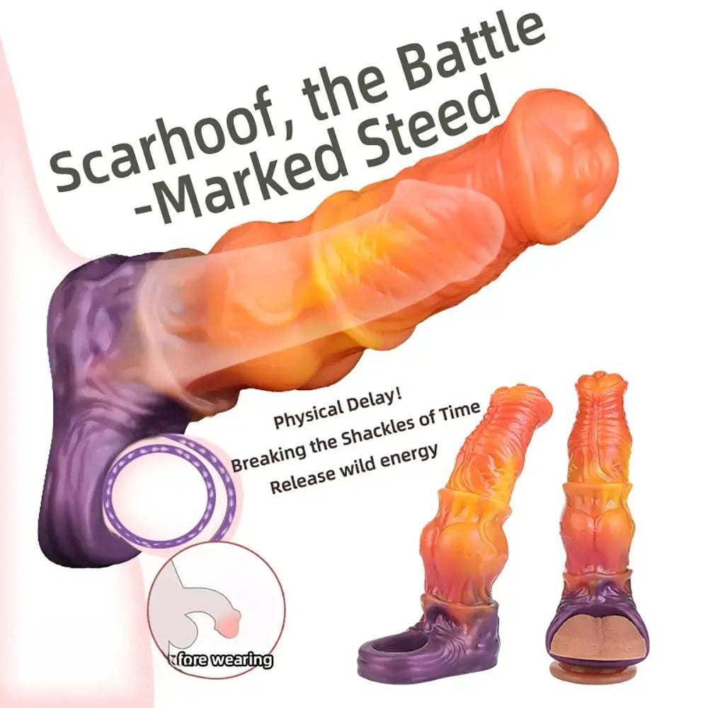 Orange purple gradient penis sheath, photo 5