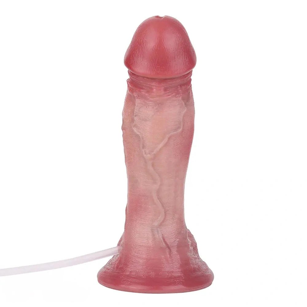 Flesh dual-layer squirting dildo, photo 2