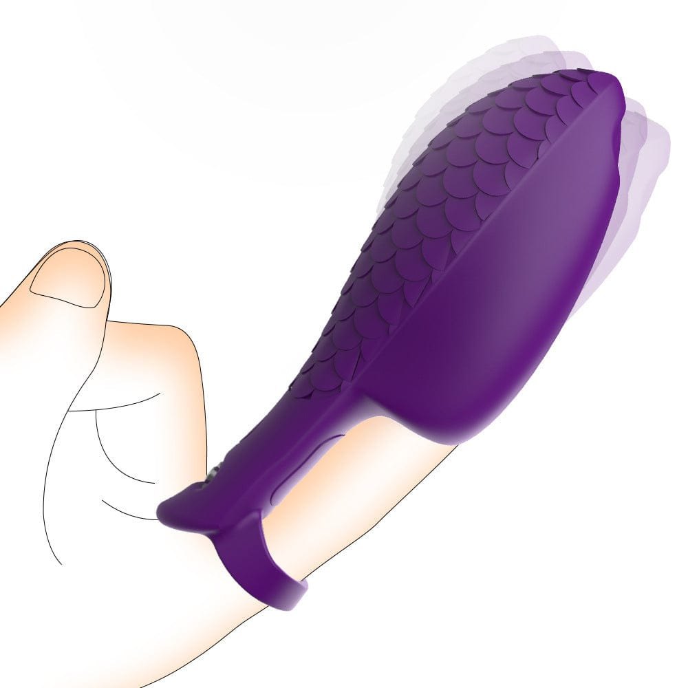 Fish scale texture finger vibrator, photo 11