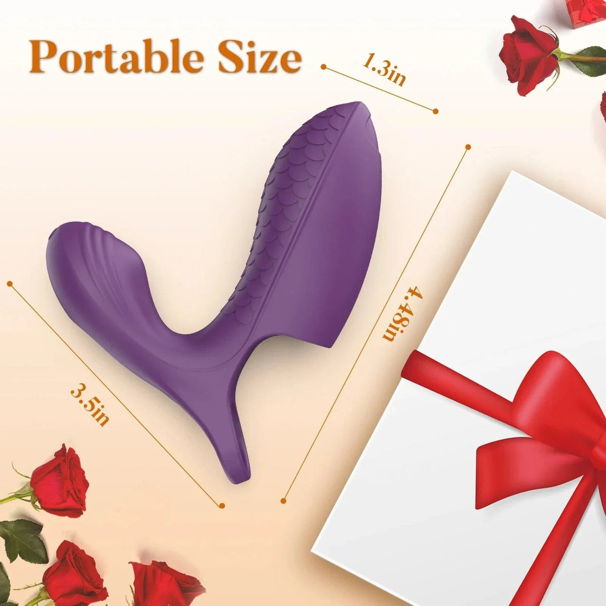 Fish scale texture finger vibrator, photo 5