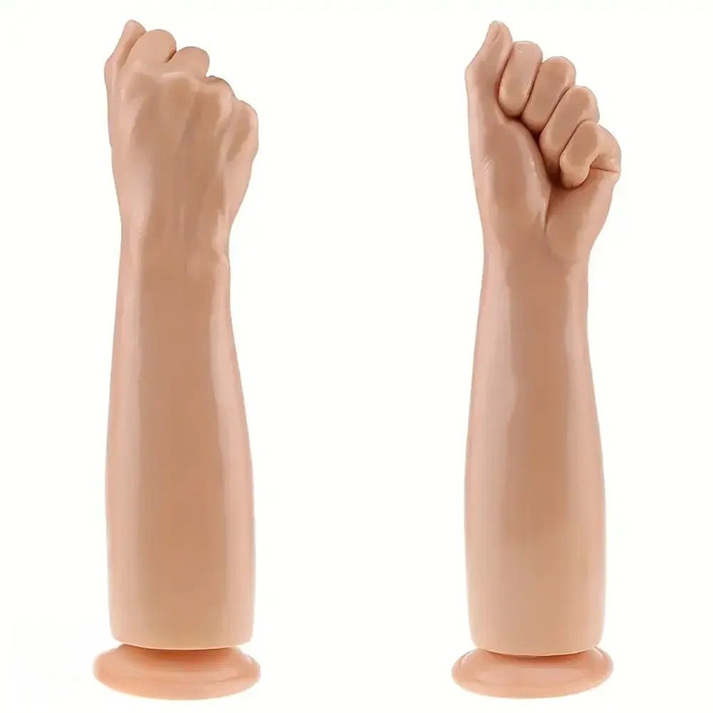 Flesh tone fist and forearm fantasy dildo, photo 1