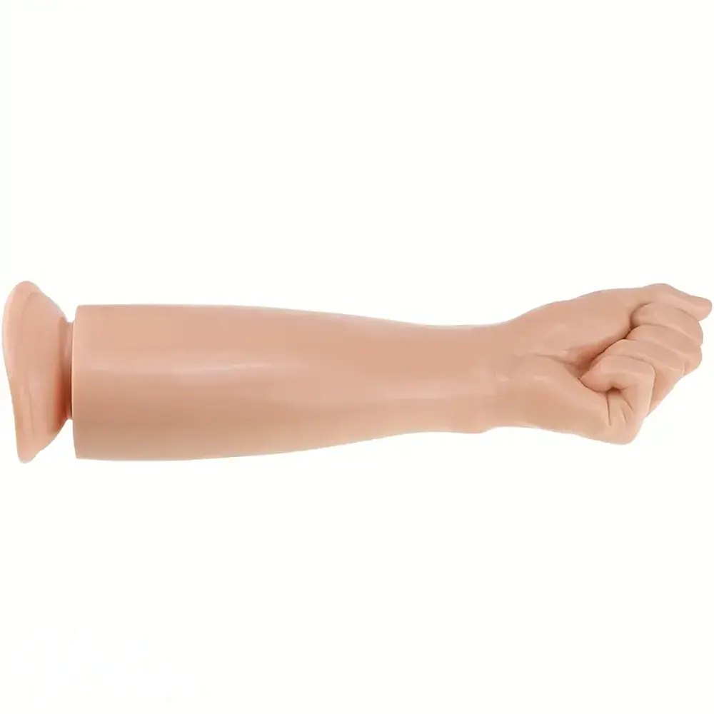 Flesh tone fist and forearm fantasy dildo, photo 3