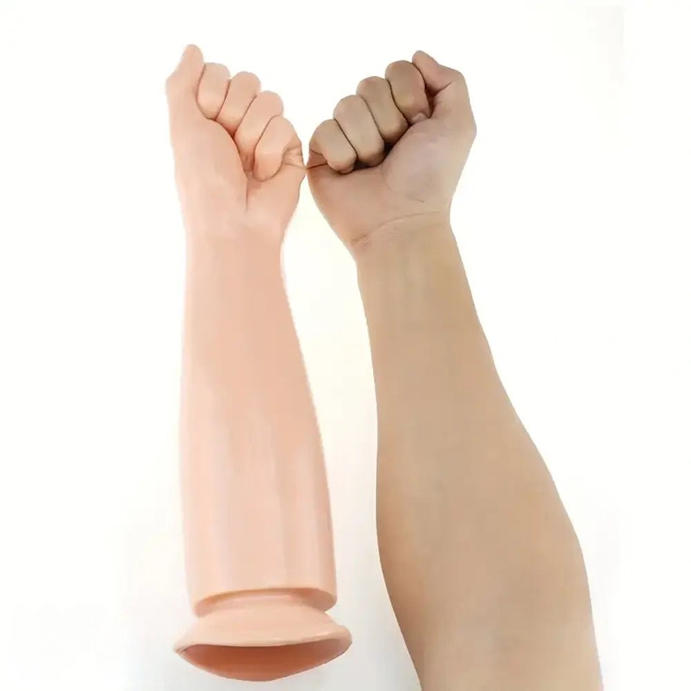Flesh tone fist and forearm fantasy dildo, photo 6