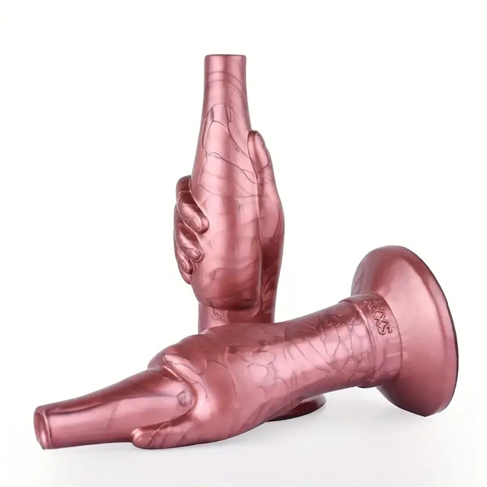 Mixed color fist shape fantasy dildo, photo 1