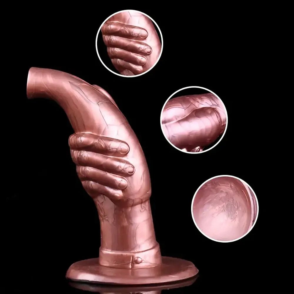 Mixed color fist shape fantasy dildo, photo 11