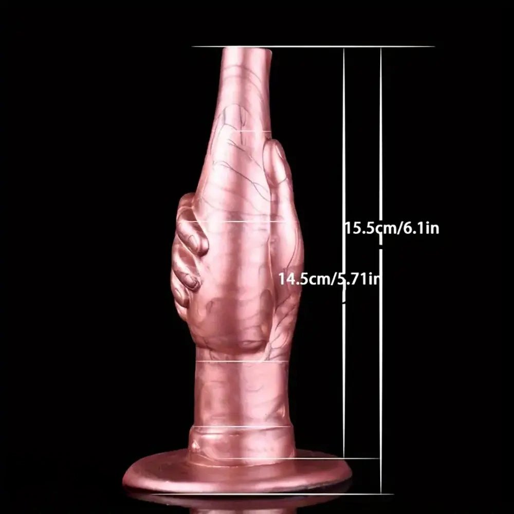 Mixed color fist shape fantasy dildo, photo 6
