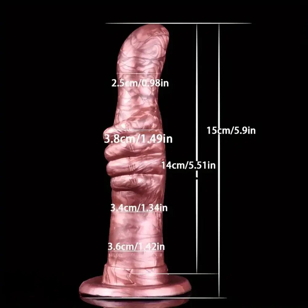 Mixed color fist shape fantasy dildo, photo 8