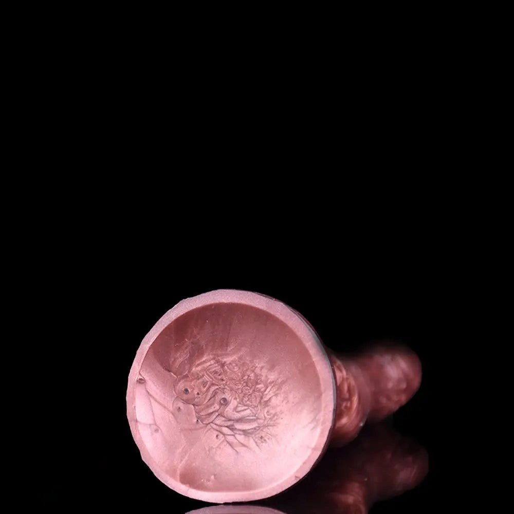 Rose gold fist-shaped fantasy dildo, photo 4