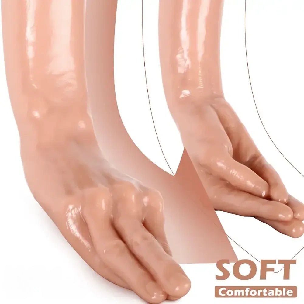 Flesh colored fist shaped insertable dildo, photo 2