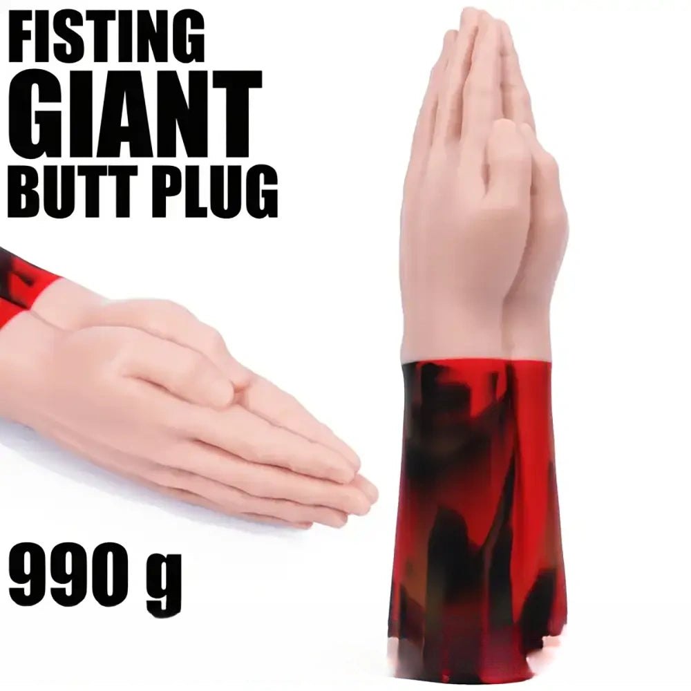 Fist-shaped thick silicone dildo with suction cup base, photo 4