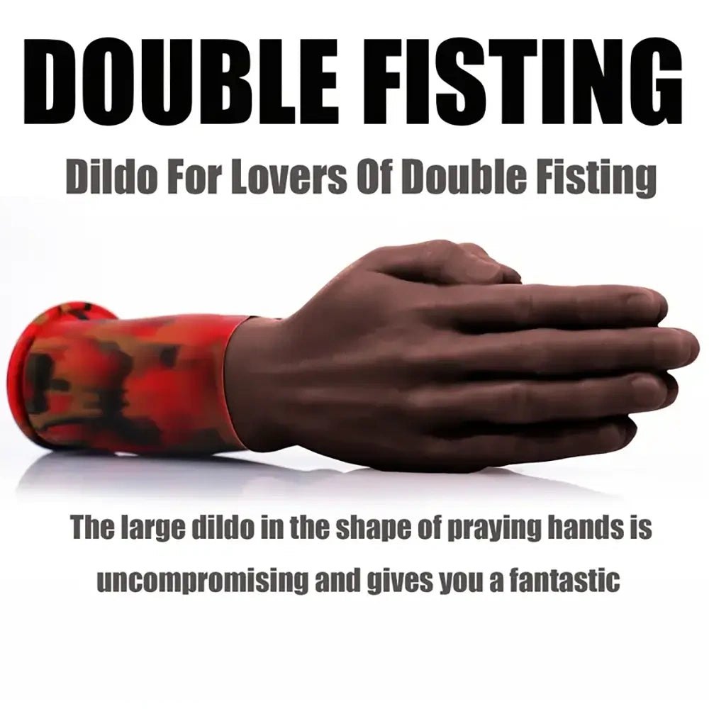 Fist-shaped thick silicone dildo with suction cup base, photo 5
