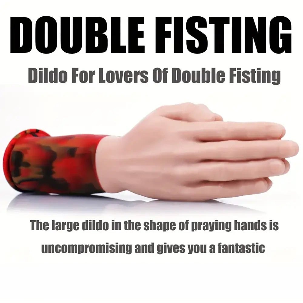 Fist-shaped thick silicone dildo with suction cup base, photo 6