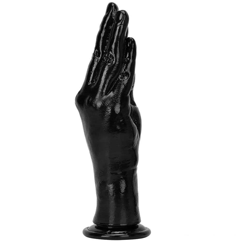 Black hand shaped fantasy dildo, photo 11