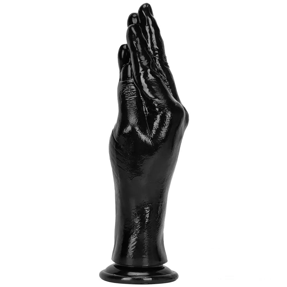 Black hand shaped fantasy dildo, photo 13