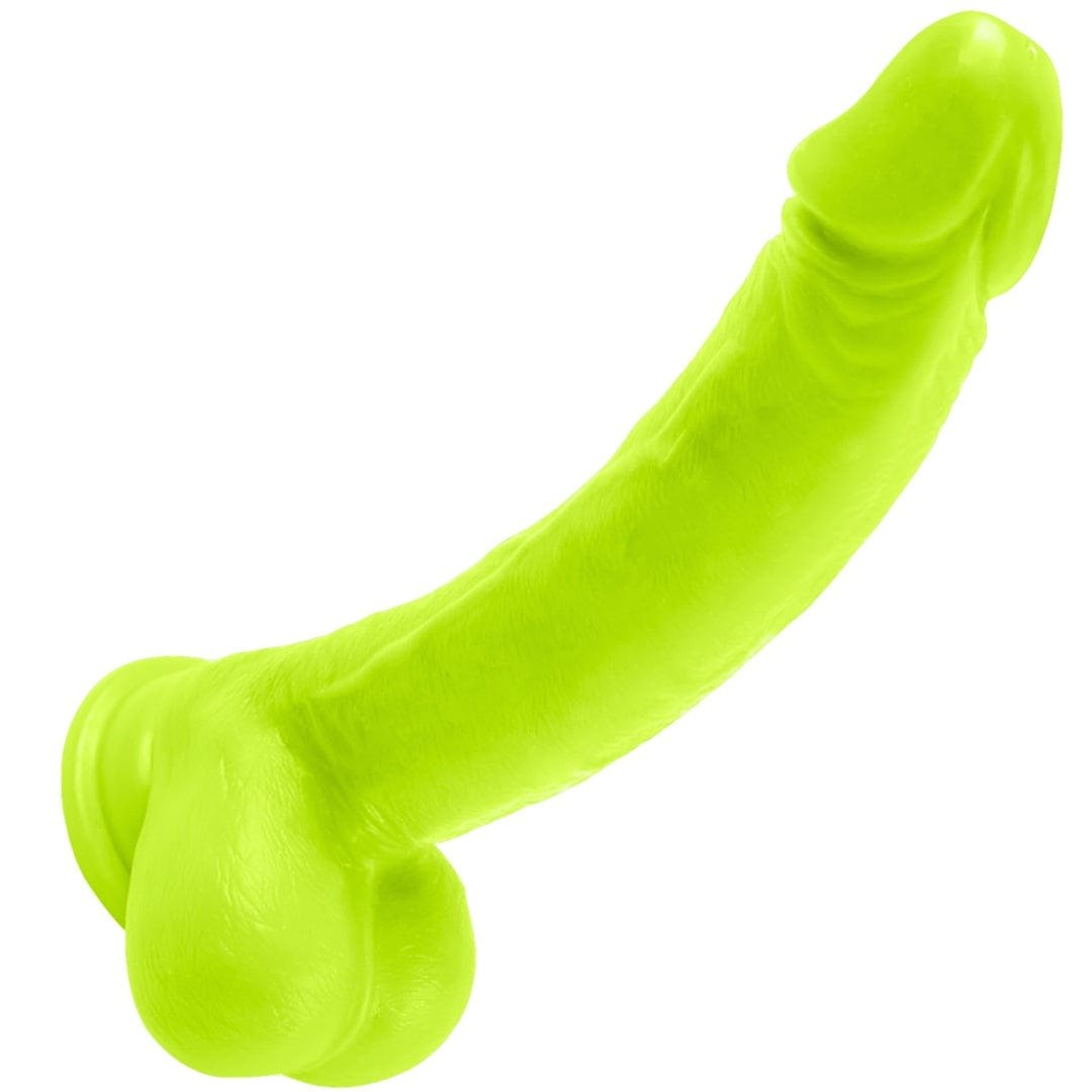 Light Green sculpted realistic silicone dildo