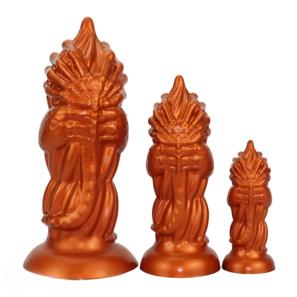 Flame textured anal plug trainer set, photo 1