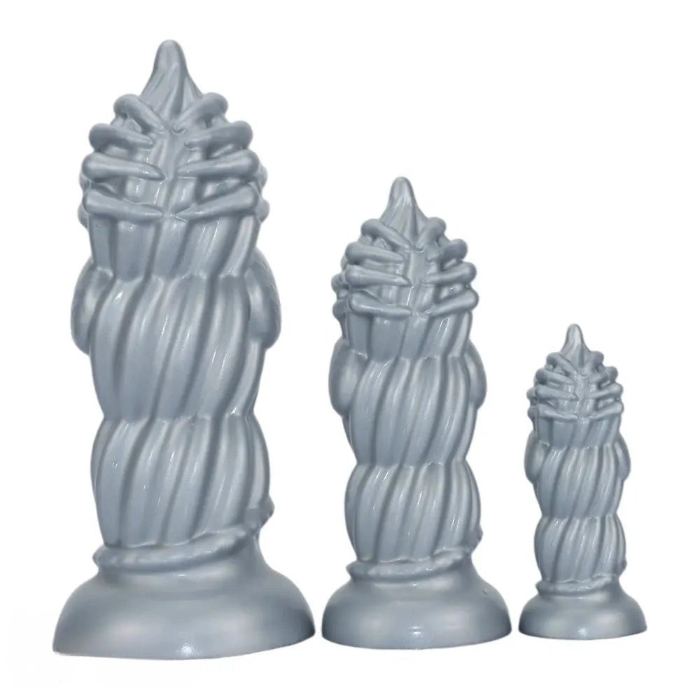Flame textured anal plug trainer set, photo 3
