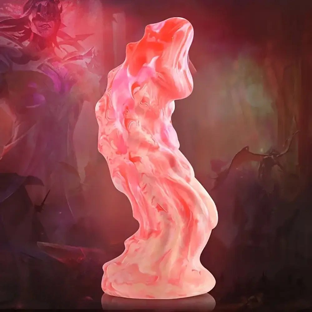 Mixed color flame fantasy dildo, photo 1