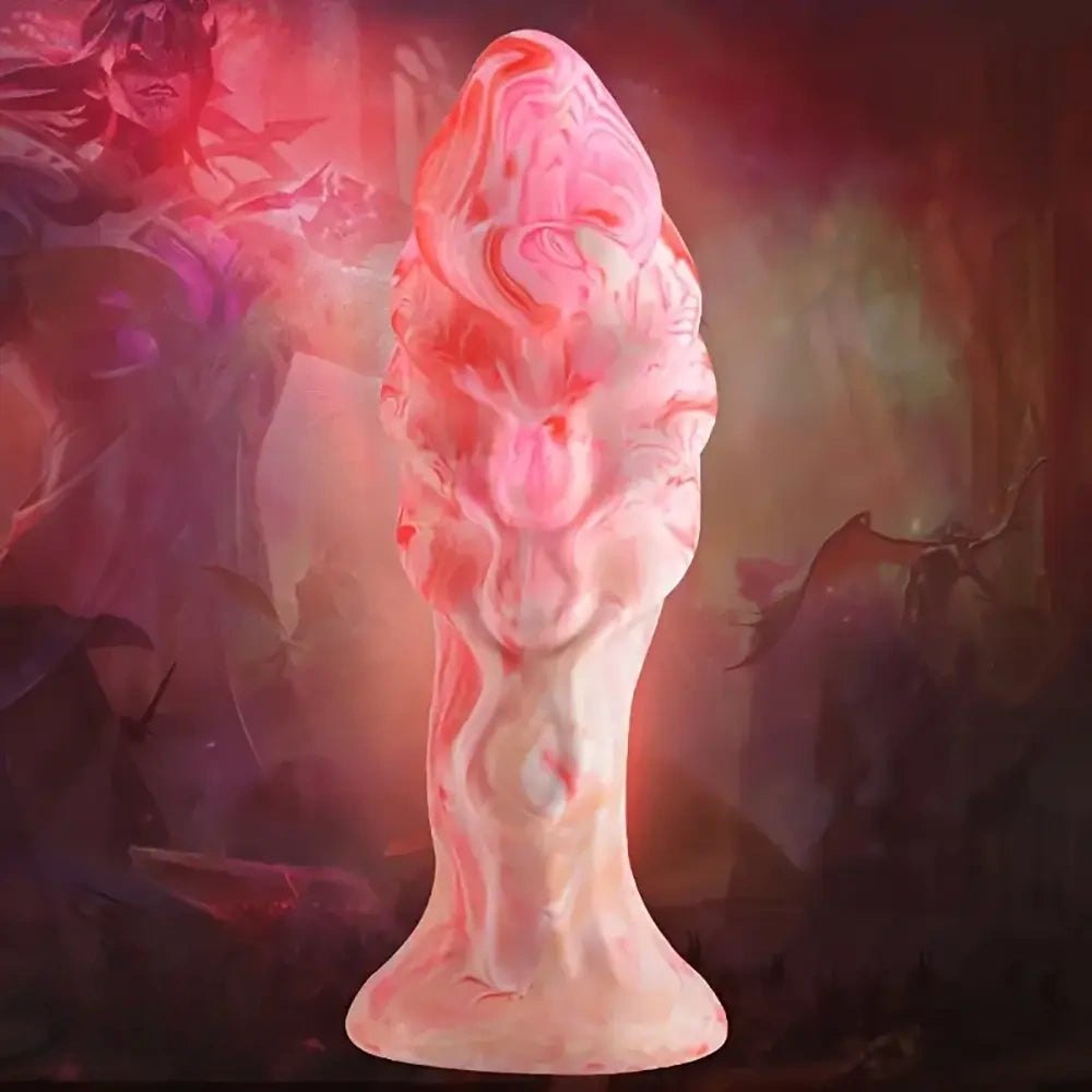 Mixed color flame fantasy dildo, photo 2