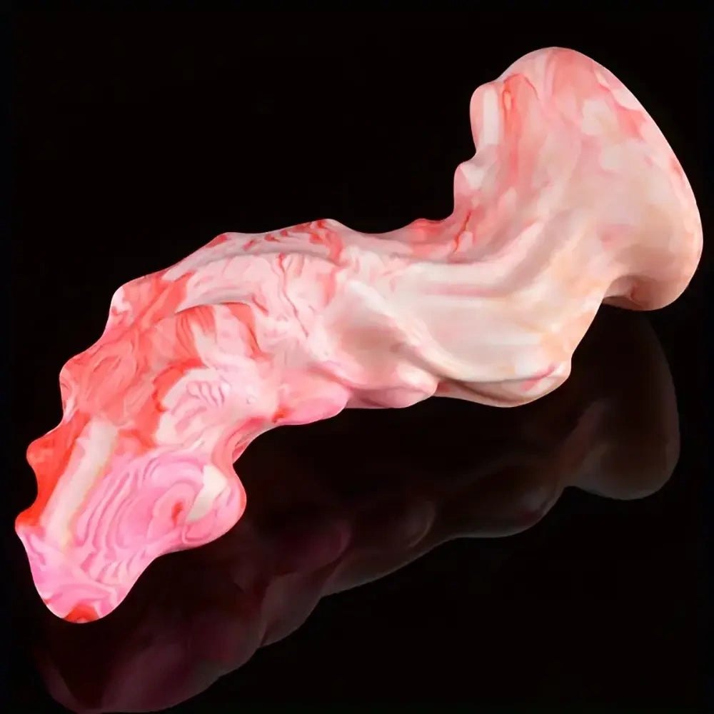 Mixed color flame fantasy dildo, photo 3