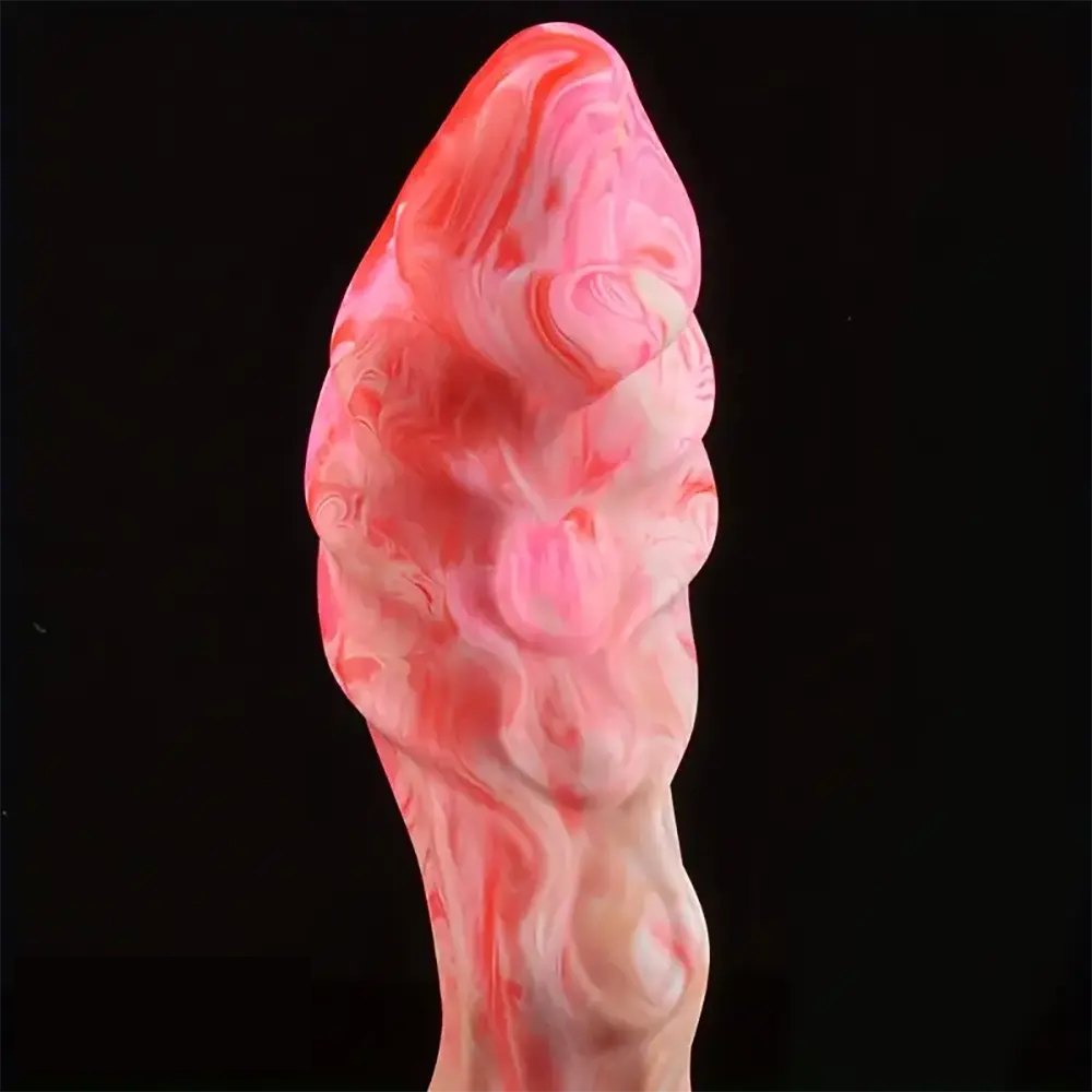 Mixed color flame fantasy dildo, photo 5