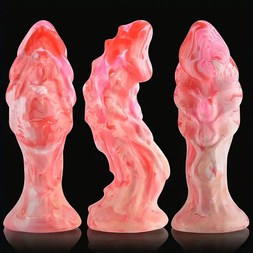 Mixed color flame fantasy dildo, photo 6