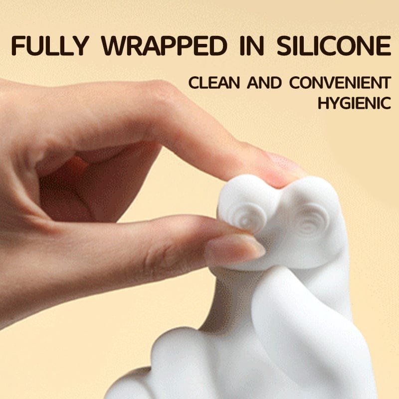Hand shaped flapping clitoral g-spot vibrator, photo 3