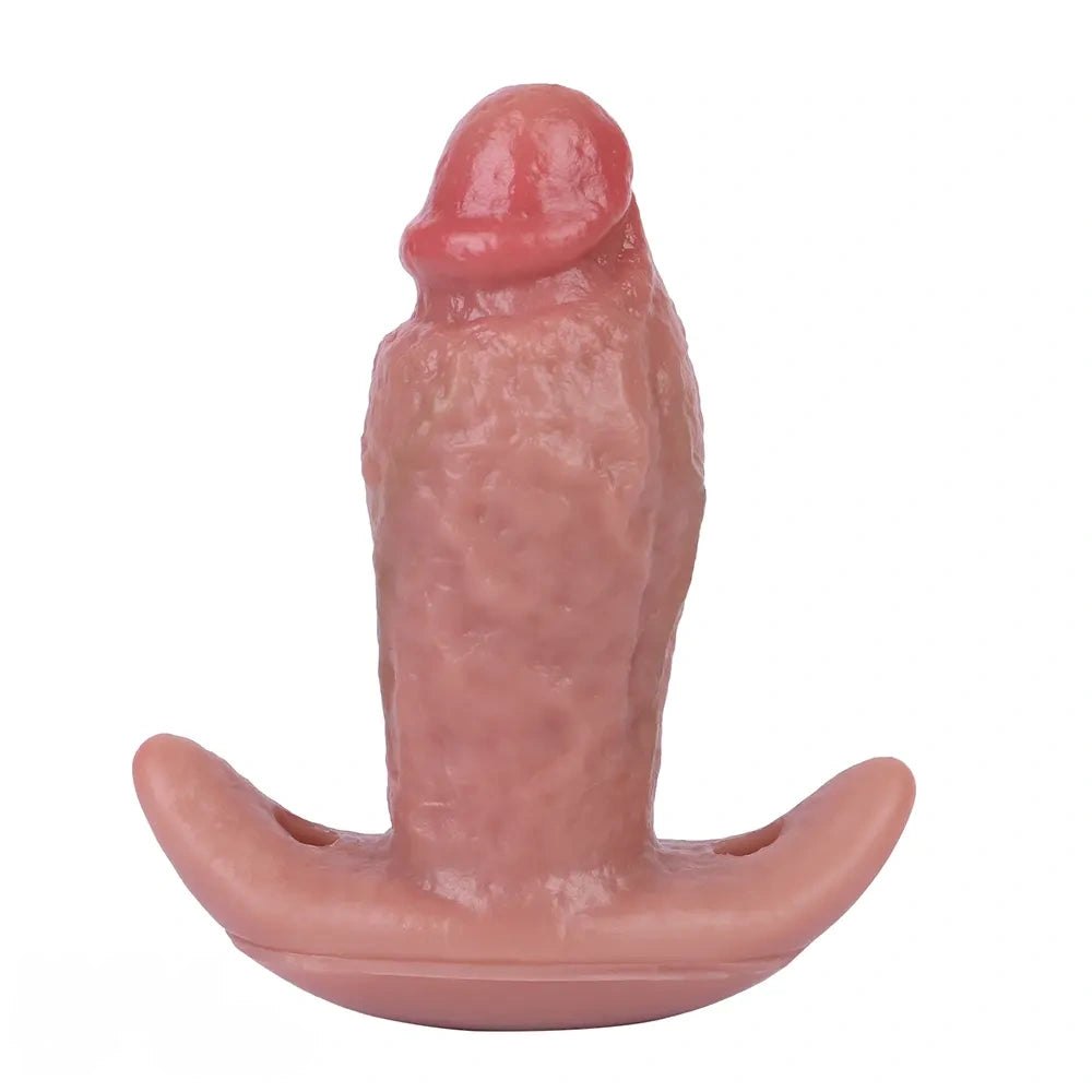 Flesh tone flared base butt plug, photo 2