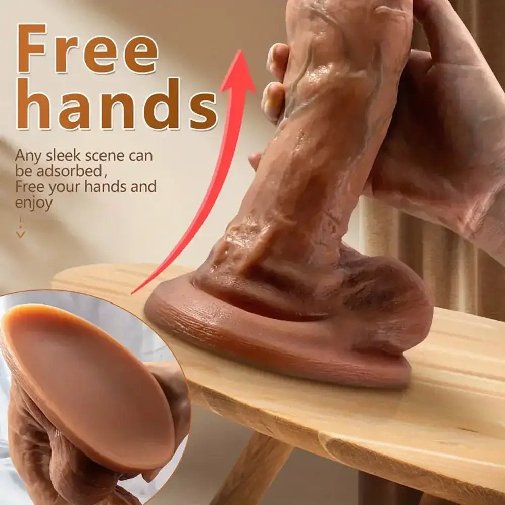 Flesh tone suction cup dildo, photo 8