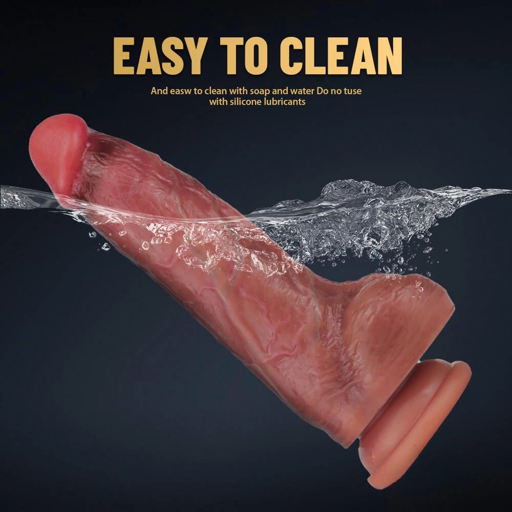 Flesh tone realistic suction cup dildo, photo 10