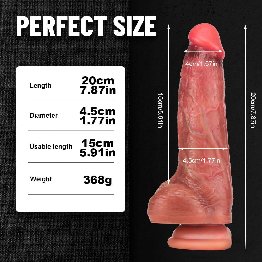 Flesh tone realistic suction cup dildo, photo 6