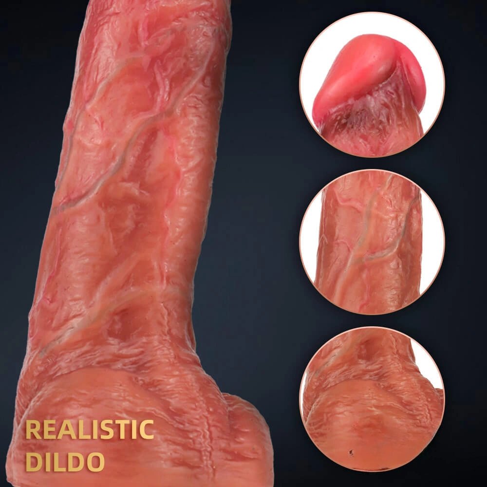 Flesh tone realistic suction cup dildo, photo 8
