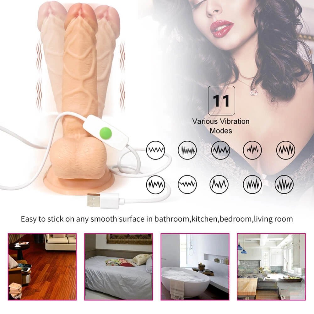 Flesh abs automatic dildo, photo 6