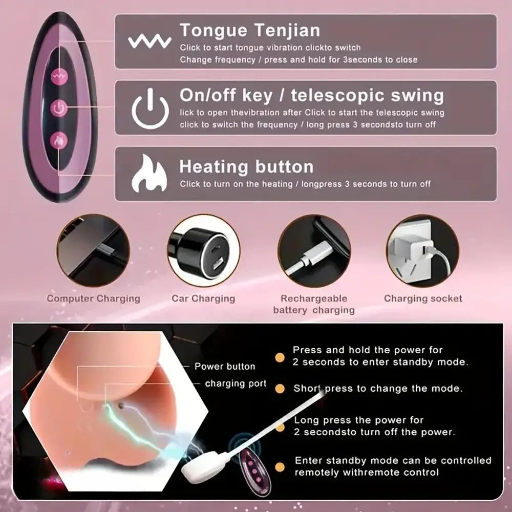 Flesh-tone realistic silicone thrusting dildo, photo 8