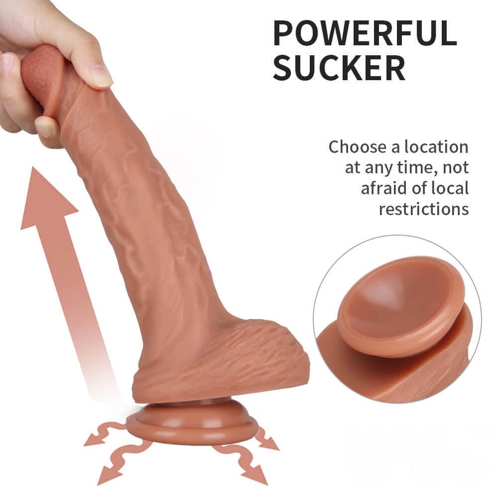 Dual-layer silicone suction cup dildo, photo 7