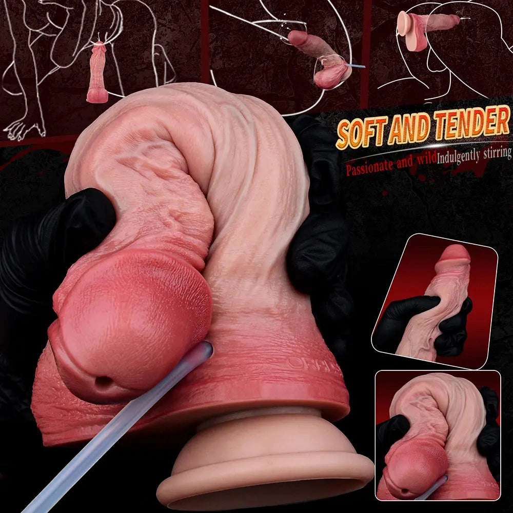 Flesh silicone suction cup dildo, photo 14