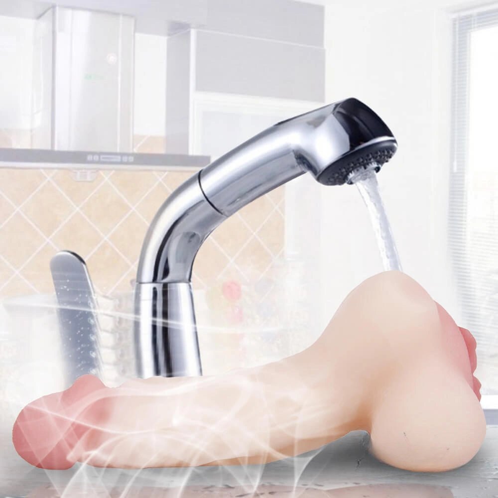 Flesh tone silicone pocket pussy stroker, photo 10