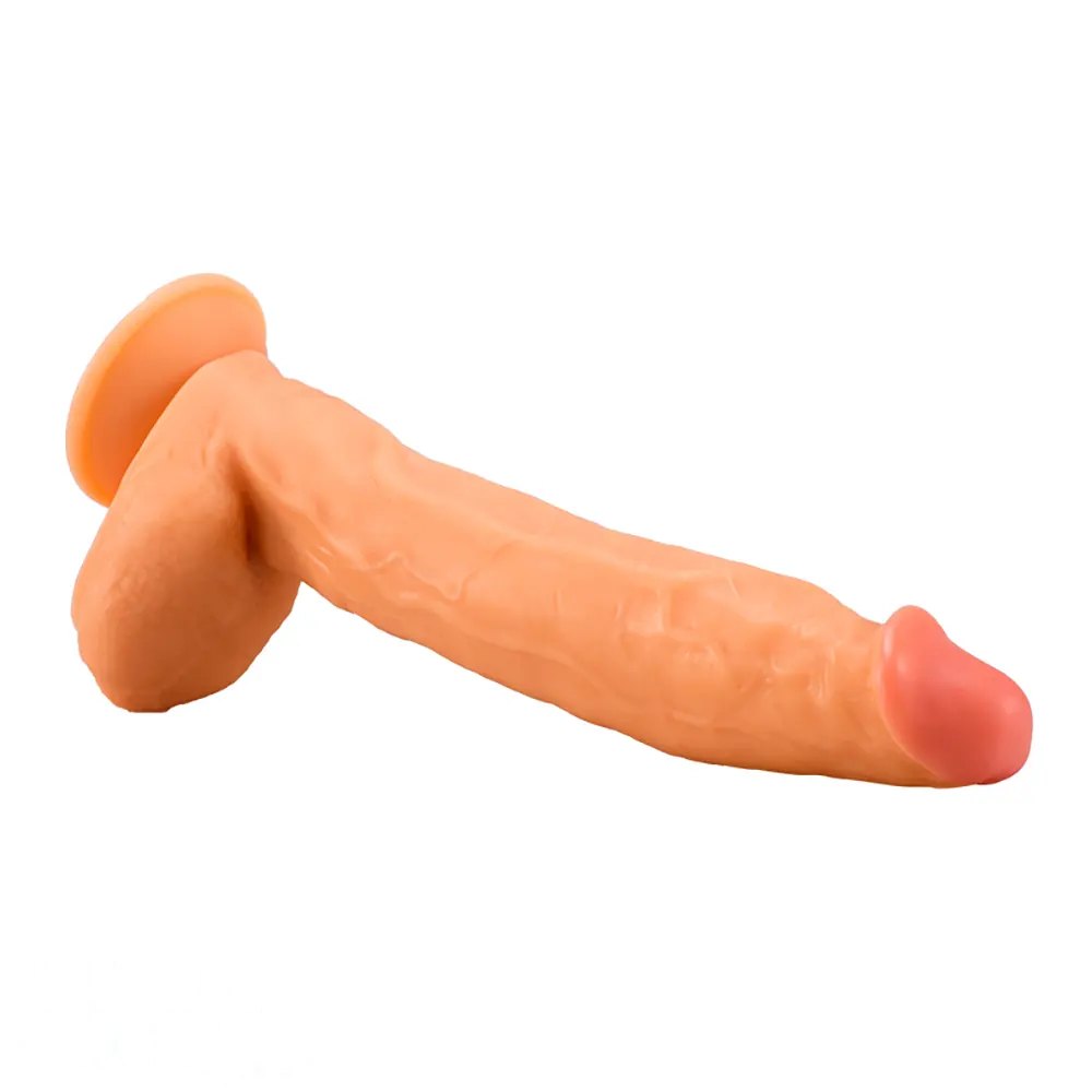 Flesh pvc realistic dildo, photo 1