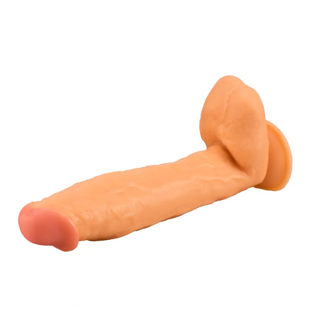 Flesh pvc realistic dildo, photo 2