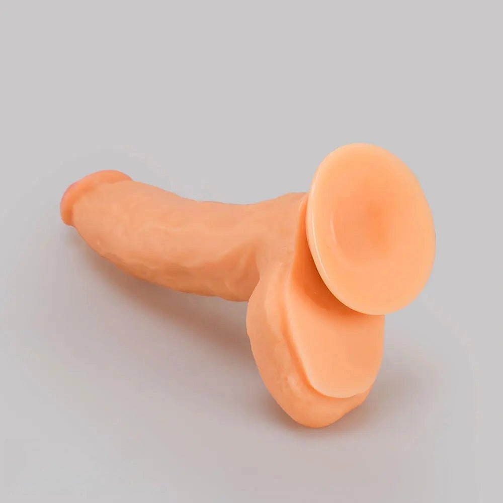 Flesh pvc realistic dildo, photo 8