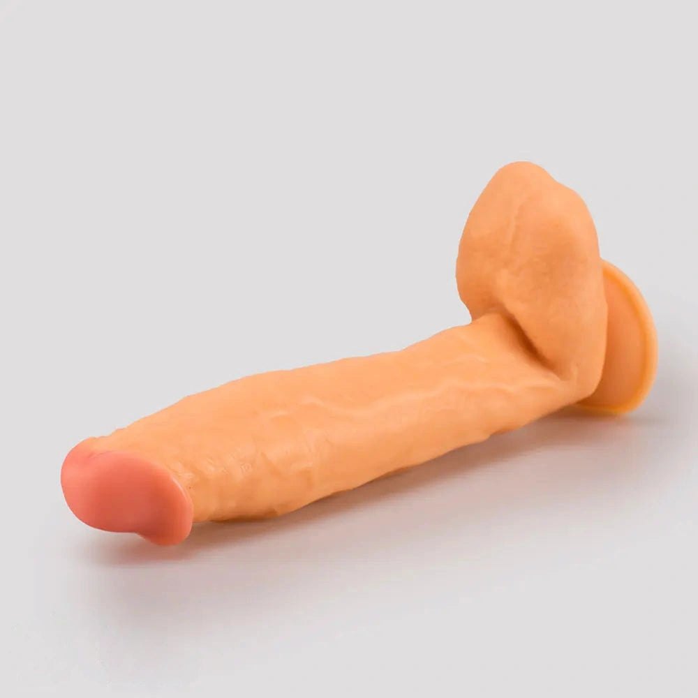 Flesh pvc realistic dildo, photo 9