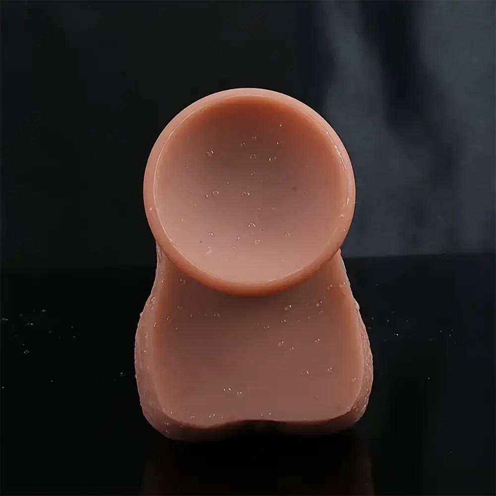 Flesh realistic silicone dildo, photo 9