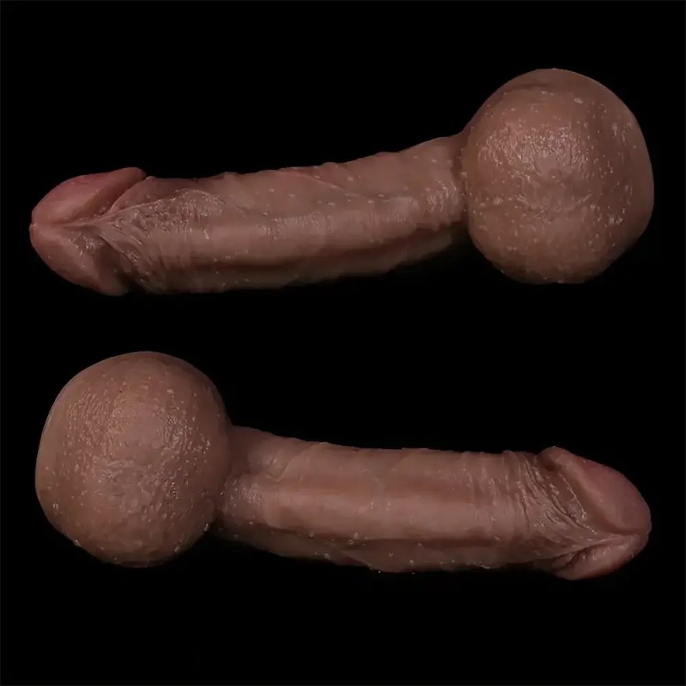 Flesh tone realistic suction cup dildo, photo 3