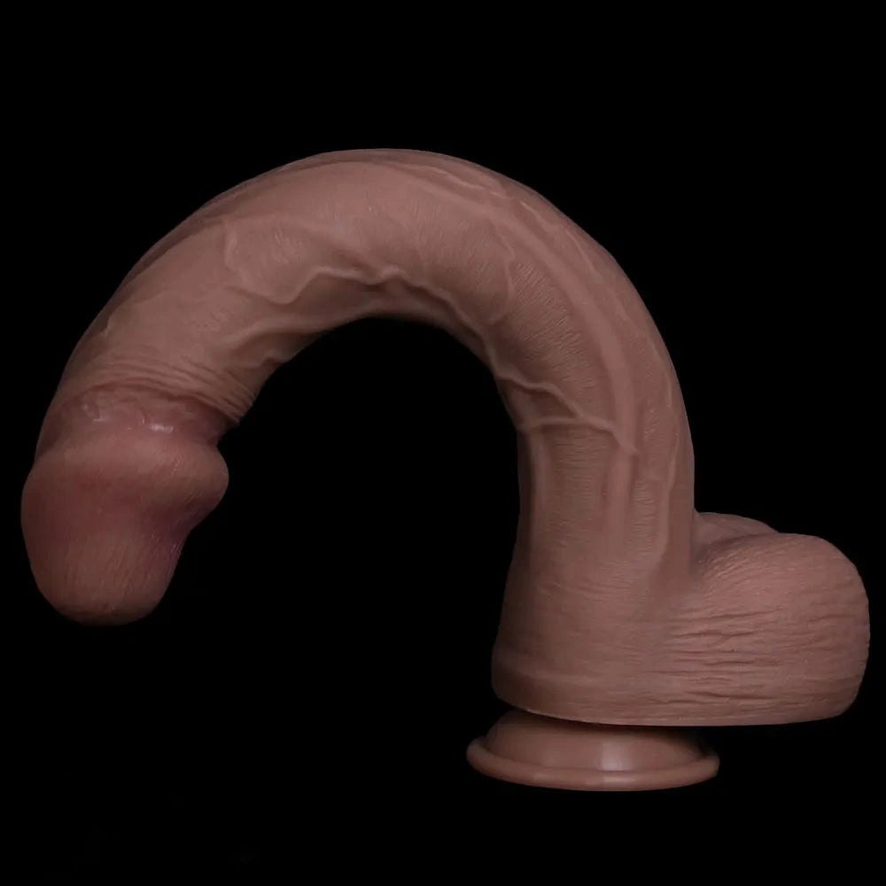 Flesh realistic suction cup dildo, photo 9