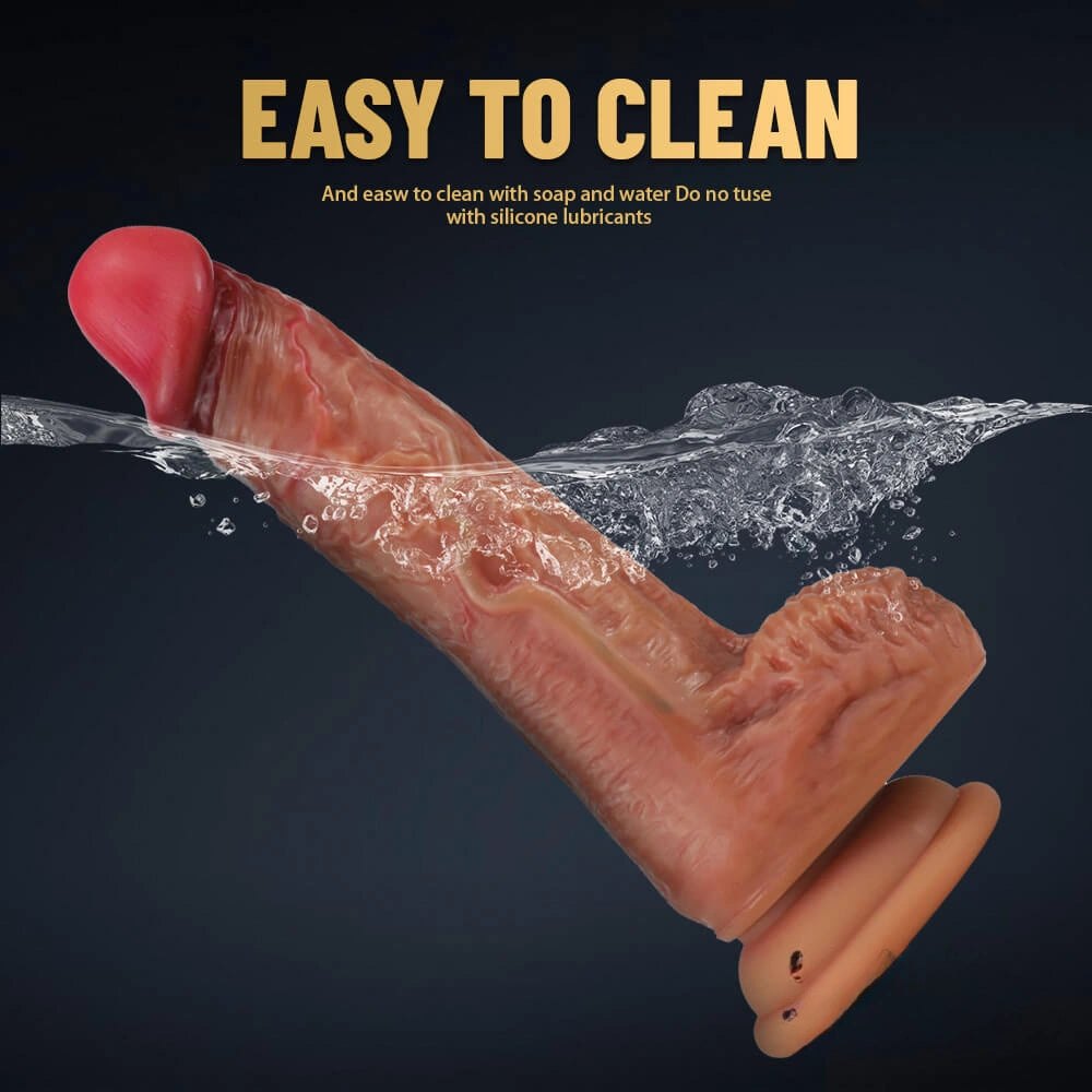 Flesh realistic suction cup dildo, photo 11
