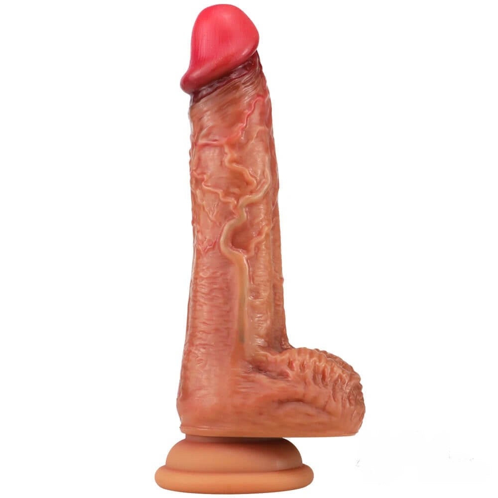 Flesh realistic suction cup dildo, photo 2