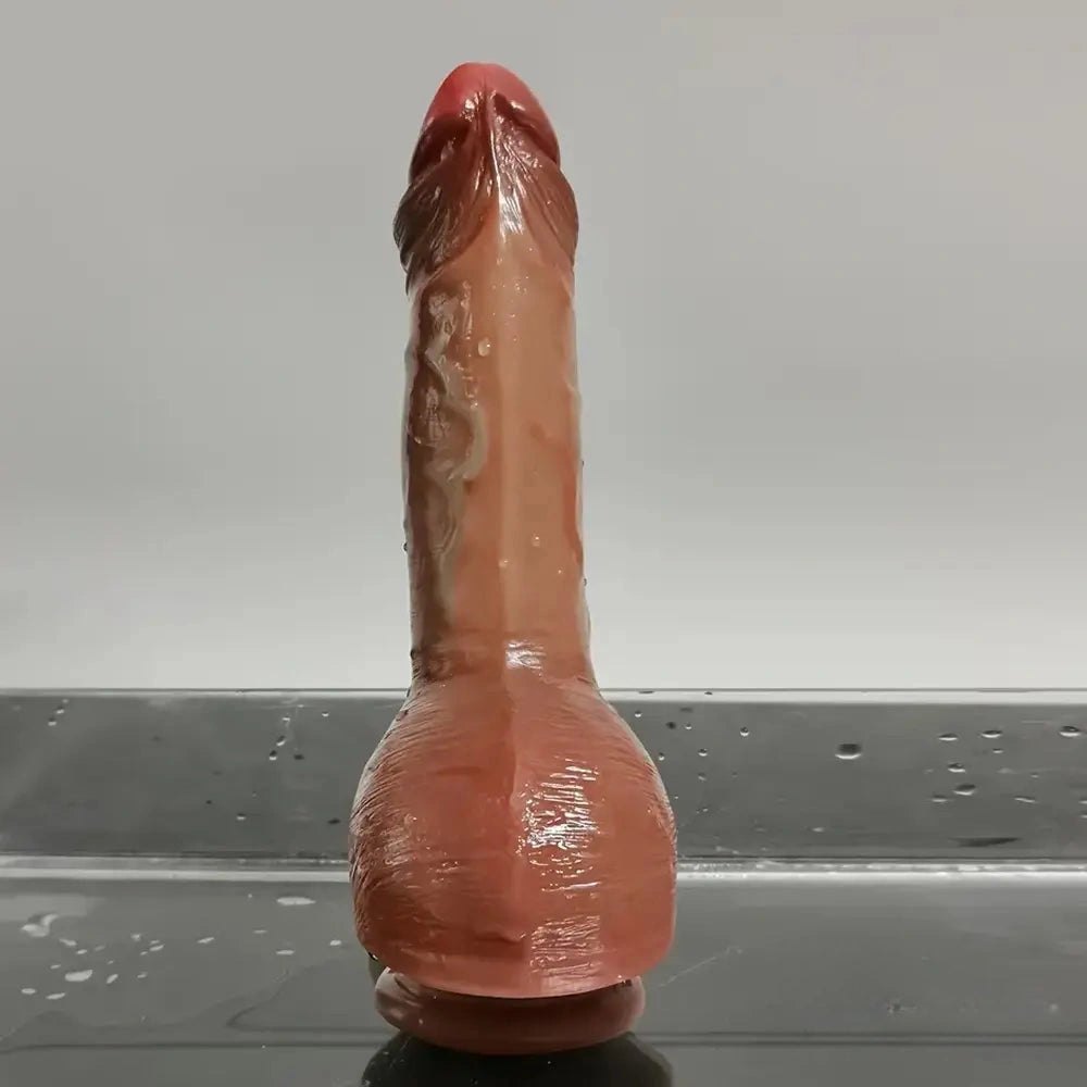 Flesh tone realistic suction cup dildo, photo 3