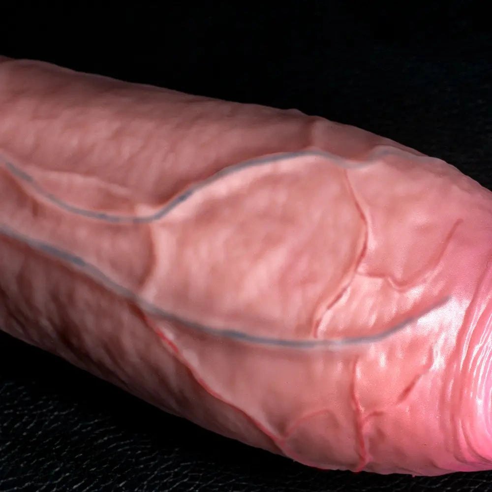 Flesh tone realistic veined dildo, photo 14